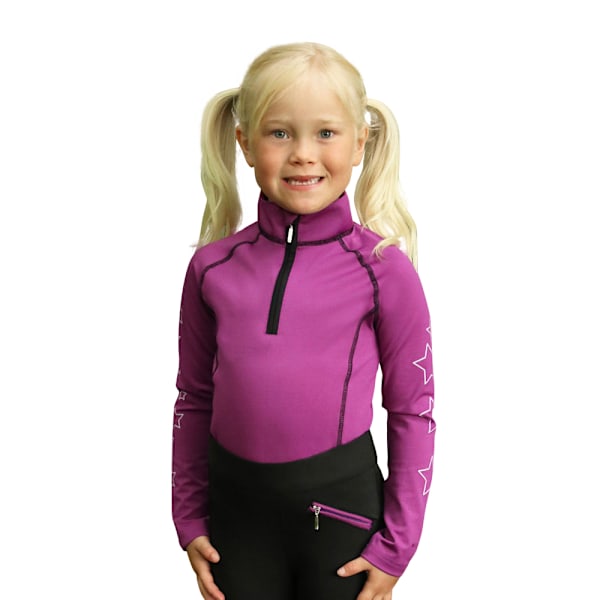 HyFASHION Barn/Barn Stella Topp 5-6 År Lila/Lila/Svart Purple/Lilac/Black 5-6 Years