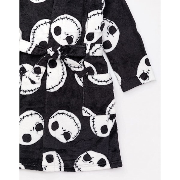 Nightmare Before Christmas Barn/Barnkläder Robe 3-4 År Svart/ Black/White 3-4 Years