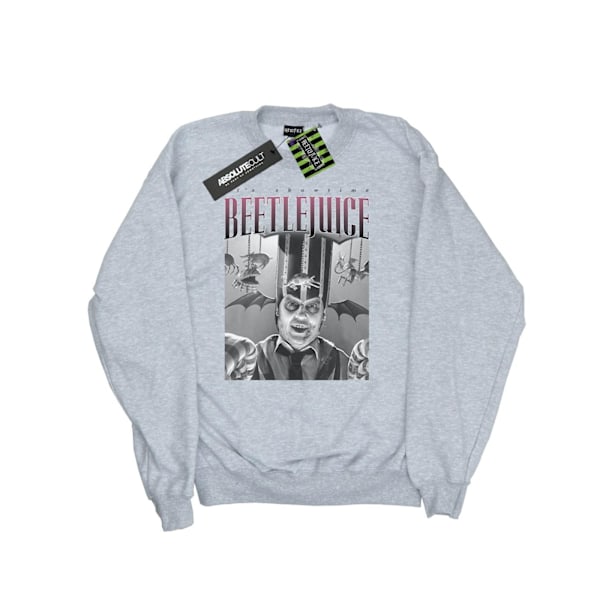 Beetlejuice Dam/Damer Cirkus Homage Sweatshirt M Sports Grå Sports Grey M