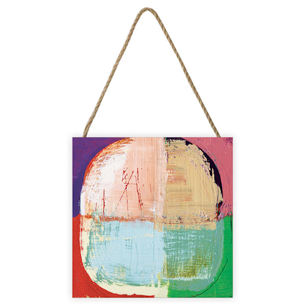 Joanne Last Abstract 15 Träblock 20cm x 20cm Flerfärgad Multicoloured 20cm x 20cm