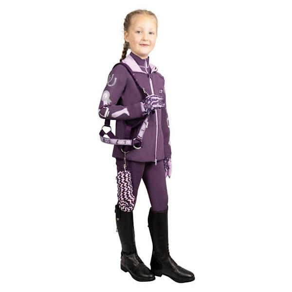 Little Rider Barn/Barn Giddy Up Gymkhana Jacka med dragkedja för barn 3-4 år Purple/Lilac 3-4 Years