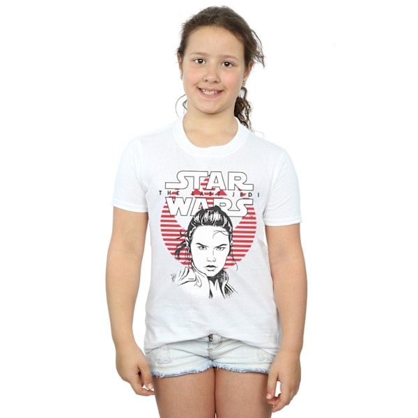 Star Wars Girls The Last Jedi Heroes Bomull T-shirt 5-6 år W White 5-6 Years
