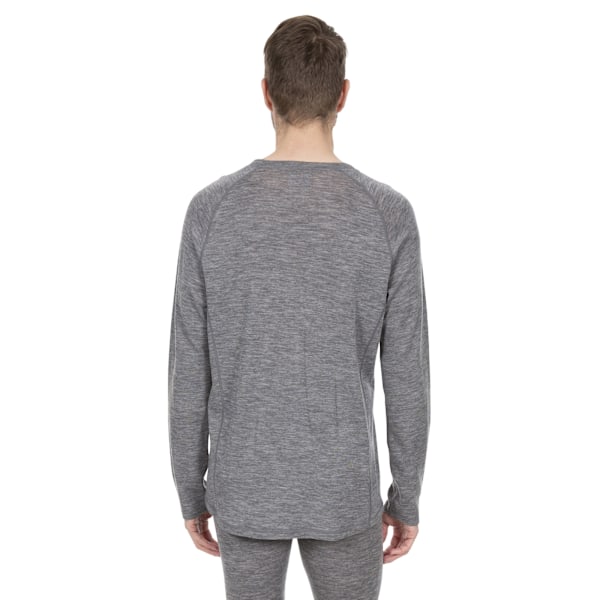 Trespass Wexler Merino Base Layer Top L Mörkgråmelerad Dark Grey Marl L