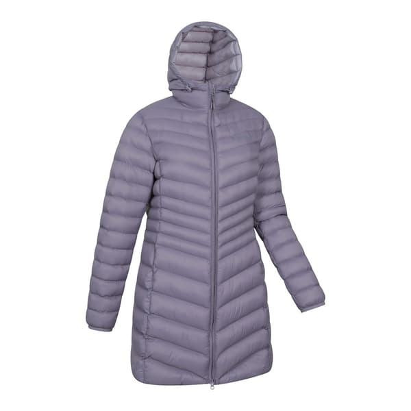 Mountain Warehouse Dam/Dam Florence Lång Vadderad Jacka 16 Dusky Purple 16 UK
