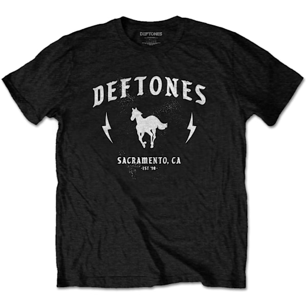 Deftones Unisex Adult Pony T-Shirt XXL Svart Black XXL