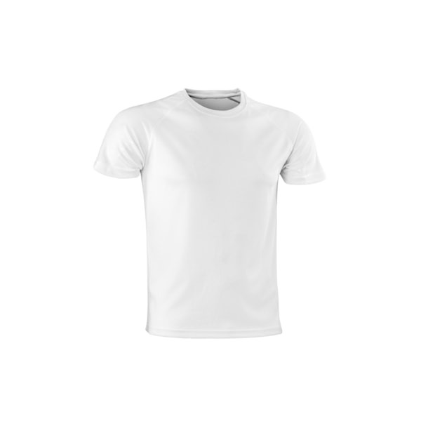 Spiro Adults Unisex Impact Aircool Tee 5XL Vit White 5XL