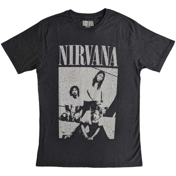 Nirvana Unisex Sittande T-shirt för vuxna XXL Svart Black XXL