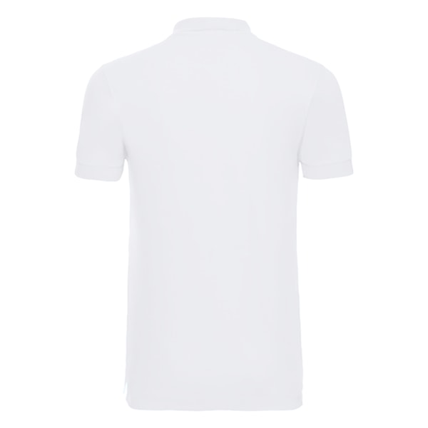 Russell Herr Stretch Kortärmad Polotröja S Vit White S