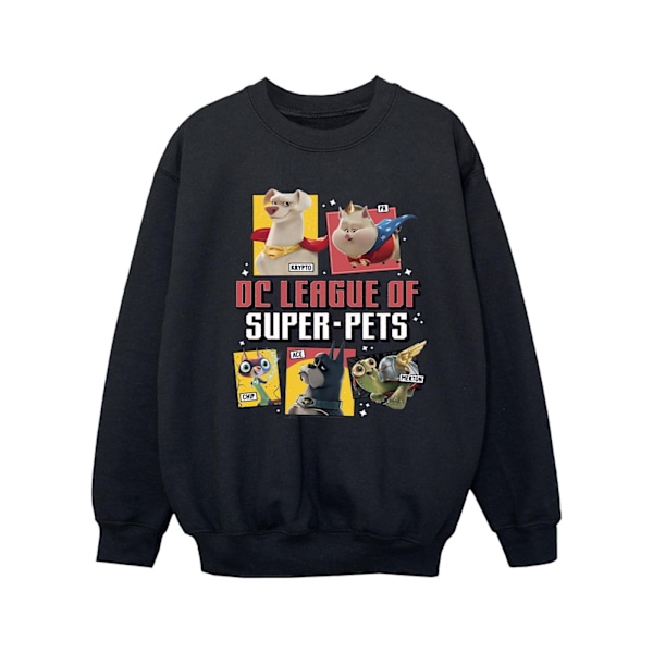 DC Comics Girls DC League Of Super-Pets Profiltröja 5-6 Black 5-6 Years