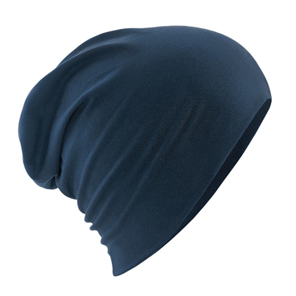 Beechfield Unisex Hemsedal Bomull Slouch Beanie En Storlek Franska French Navy One size