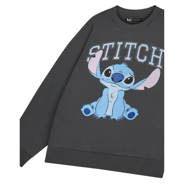 Lilo & Stitch College Sweatshirt för dam S Grå Grey S