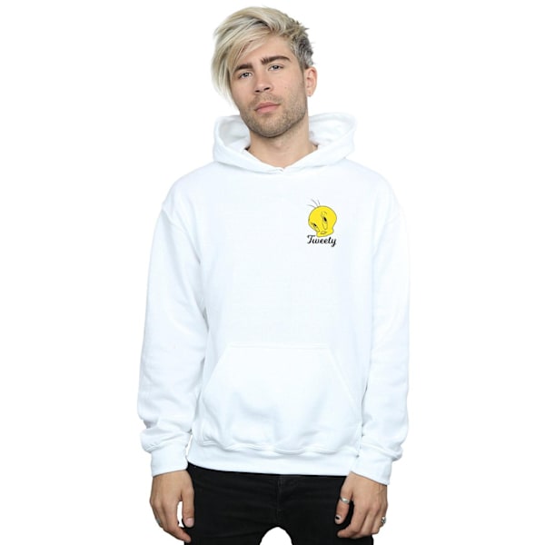 Looney Tunes Tweety Pie Huvtröja för Herr 3XL Vit White 3XL
