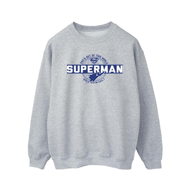 DC Comics Herr Superman Out Of This World Sweatshirt S Sports G Sports Grey S