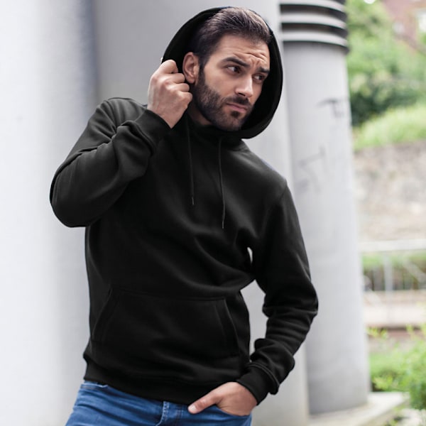Build Your Brand Herr Heavy Pullover Hoodie M Svart Black M
