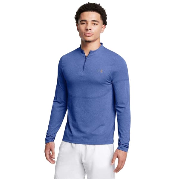Under Armour Herr Performance Långärmad Gymtopp XXL Blå Blue XXL