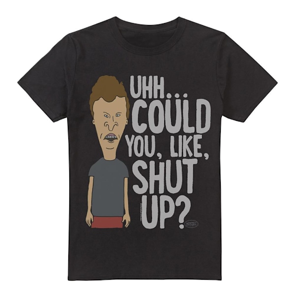Beavis & Butthead Herr Could You Like Shut Up? T-Shirt 4XL Svart Black 4XL