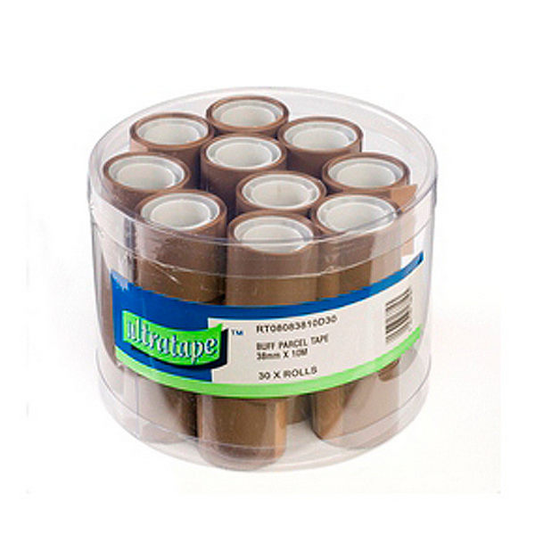 Ultratape Bruna Mini Paketbandrullar (30 rullar) En Storlek Brun Brown One Size