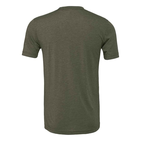 Bella Canvas Unisex Vuxen Triblend Crew Neck T-shirt XS Militärgrön Military Green Triblend XS