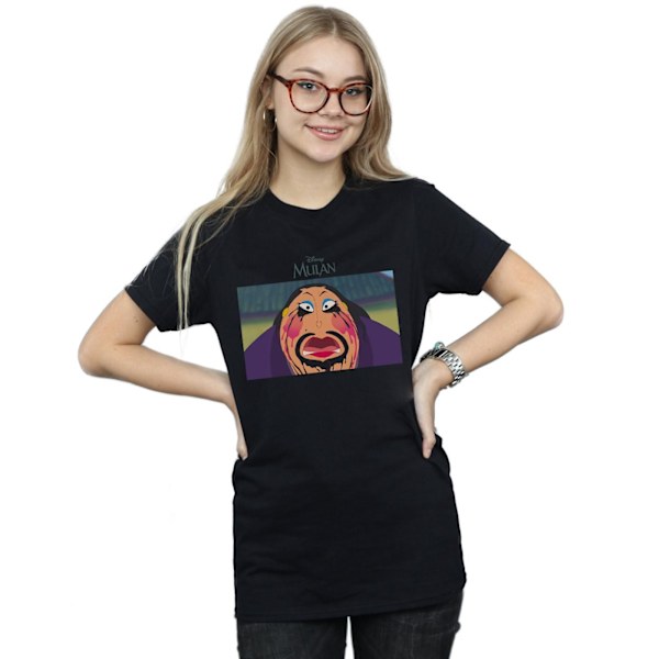 Disney Dam/Damer Mulan The Matchmaker Bomull Boyfriend T-Sh Black XXL