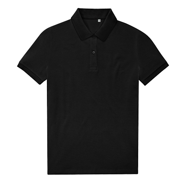 B&C Dam/Damer My Eco Polo Shirt 10 UK Svart Black 10 UK