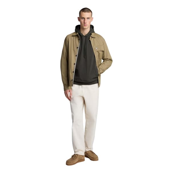Lyle & Scott Herr Hybrid Softshell Pull Over Hoodie M Grå Grey M