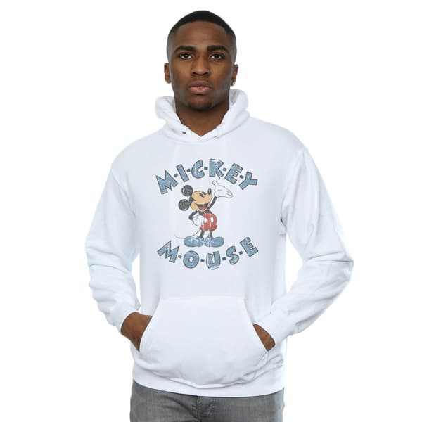 Disney Herr Mickey Mouse Dash Hoodie S Vit White S