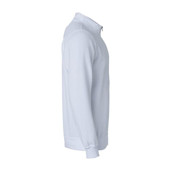 Clique Unisex Vuxen Basic Half Zip Sweatshirt 3XL Vit White 3XL