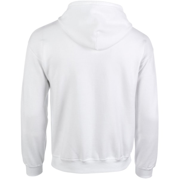 Gildan Heavy Blend Unisex Vuxen Full Zip Sweatshirt Top White 3XL