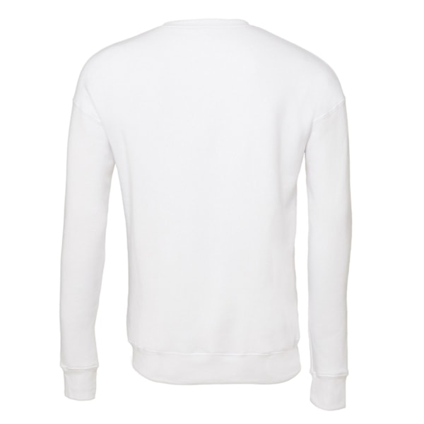 Bella + Canvas Unisex Drop Shoulder Sweatshirt XS Vit White XS