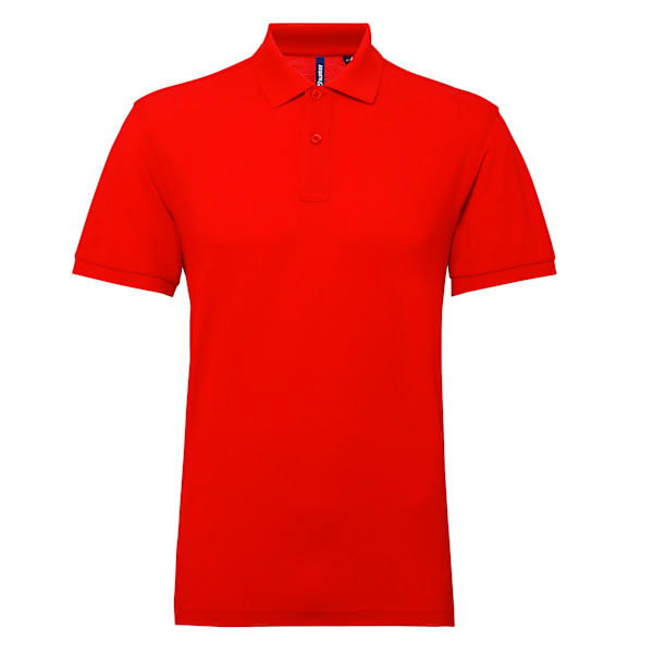 Asquith & Fox Herr Short Sleeve Performance Blend Polo Shirt 3X Cherry Red 3XL