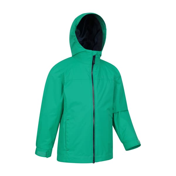 Mountain Warehouse Barn/Barn Torrent Vattentät Jacka 2-3 Green 2-3 Years