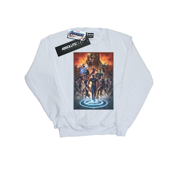 Marvel Girls Avengers Endgame Heroes At War Sweatshirt 5-6 år White 5-6 Years