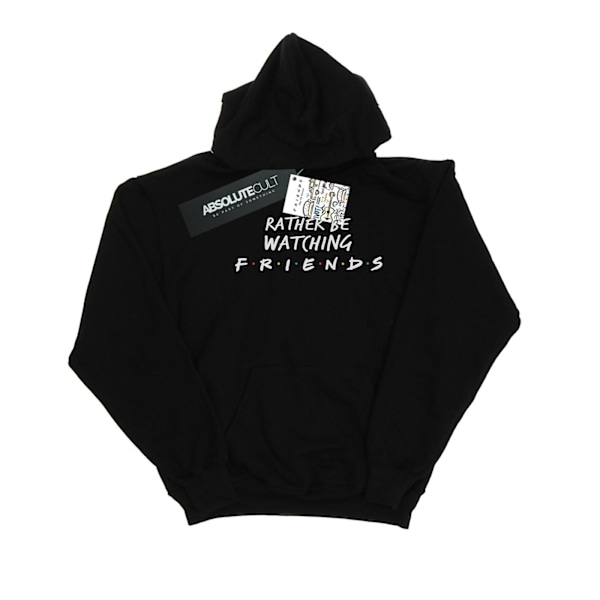 Friends Mens Rather Be Watching Hoodie 3XL Svart Black 3XL