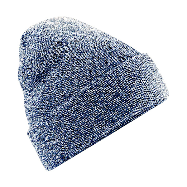 Beechfield Unisex Original Cuffed Beanie Vintermössa En Storlek Han Heather Navy One Size