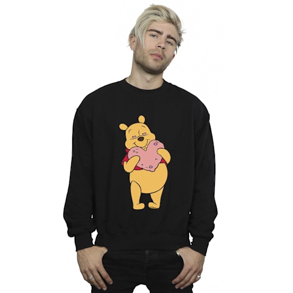 Disney Winnie The Pooh Hjärta Ögon Sweatshirt L Svart Black L