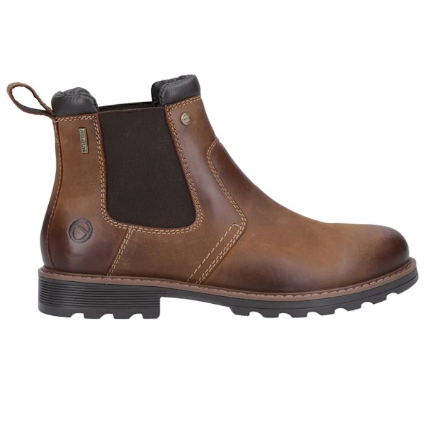 Cotswold Leafield läder Chelsea boots för män 7 UK Tan Tan 7 UK