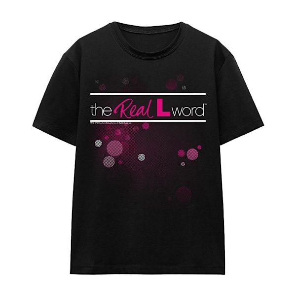 The Real L Word Unisex Vuxen Flashy Logotyp T-Shirt XL Svart Black XL