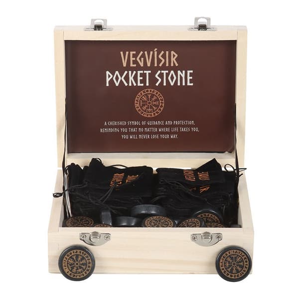 Something Different Vegvisir Viking Kompass Fickstenar (Förpackning Black One Size