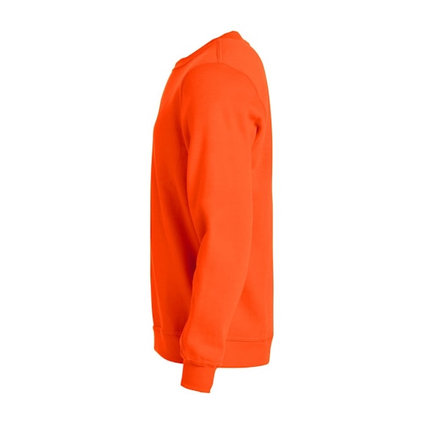 Clique Unisex Vuxen Basic Rund Hals Sweatshirt M Synlighet Orange Visibility Orange M