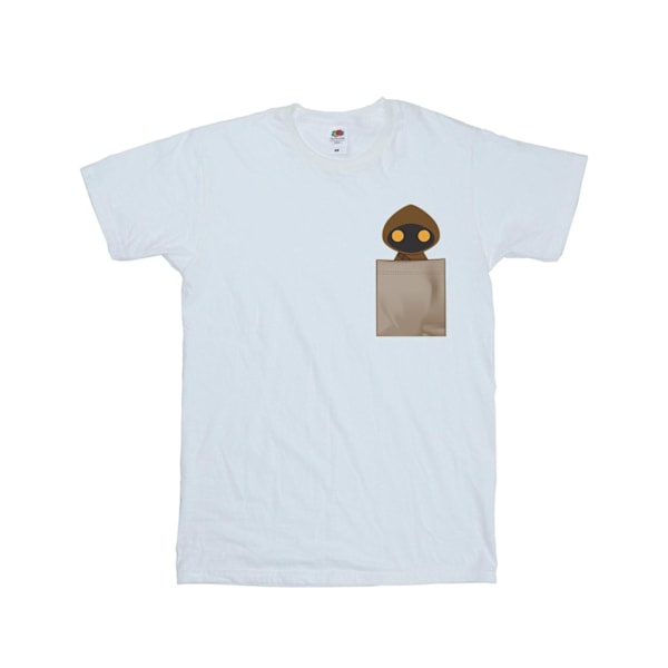 Star Wars Herr Jawa T-shirt med ficktryck 3XL Vit White 3XL