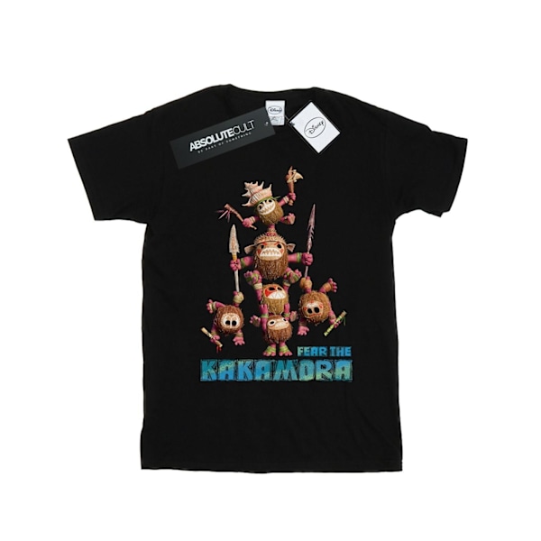 Disney Boys Moana Fear The Kakamora T-shirt 5-6 år Svart Black 5-6 Years