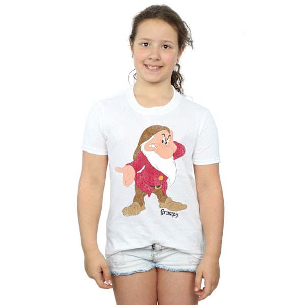 Disney Girls Snövit och de sju dvärgarna Classic Grumpy Co White 7-8 Years