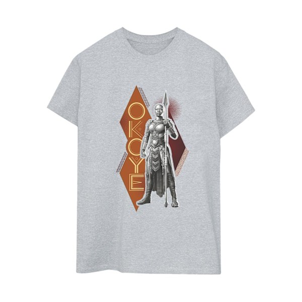 Marvel Dam/Damer Wakanda Forever Okoye Stance Bomull Boyfriend T-Shirt L Sports Grey Sports Grey L