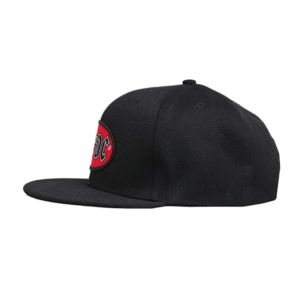 AC/DC Unisex Vuxen Oval Logo Snapback Cap One Size Svart/Röd Black/Red One Size