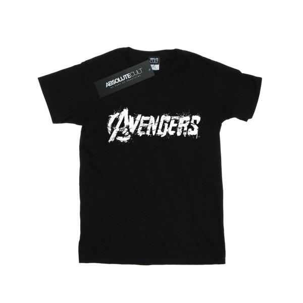 Avengers Girls Cotton T-Shirt 12-13 Years Black Black 12-13 Years