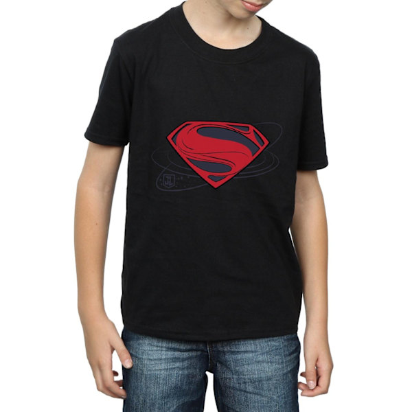 DC Comics Boys Justice League Movie Superman Logo T-Shirt 5-6 år Black 5-6 Years