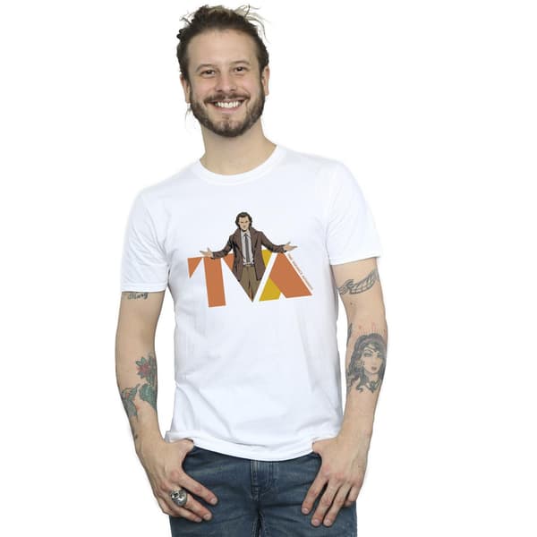 Marvel Herr Loki TVA Pose T-shirt XXL Vit White XXL