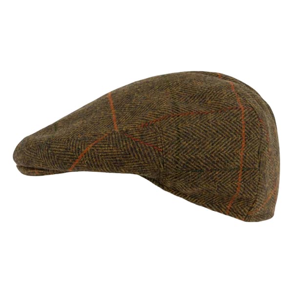 Jack Pyke Herr Tweed Flat Cap 57cm Brun Brown 57cm