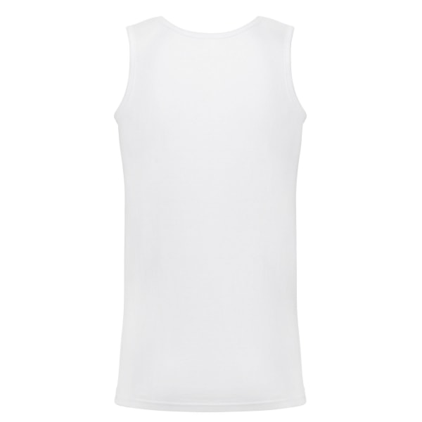 Fruit of the Loom Mens Valueweight Athletic Vest Top M Vit White M