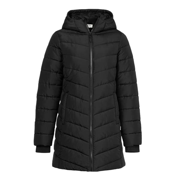 Slazenger Dam Polyester Vadderad Jacka Mellanlång 16 UK Black 16 UK